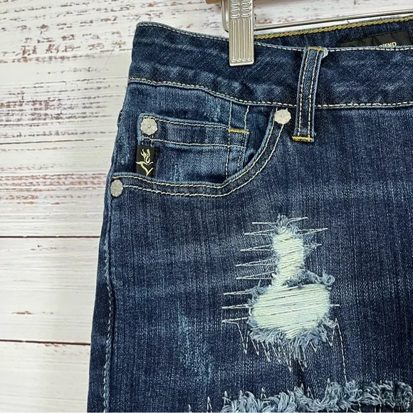 Torrid Premium Distressed Boyfriend Denim Jeans - Picture 3 of 16